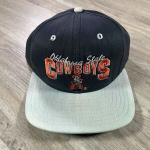 VTG Oklahoma State Cowboys Snapback Hat College Gray Cap USA Made